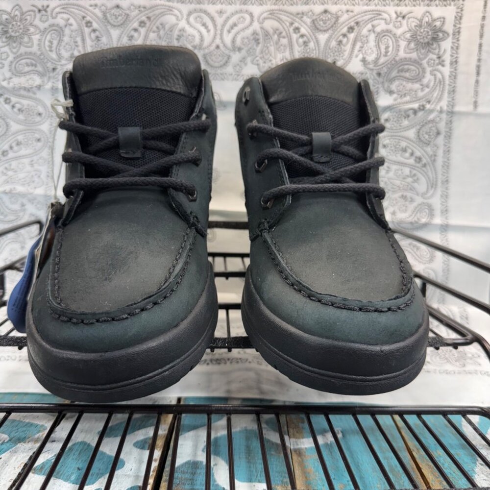 NEW Timberland Earthkeepers Trekker Moc Toe Black Oxford Mens sz 6 /Womans 7.5 - Picture 4 of 10